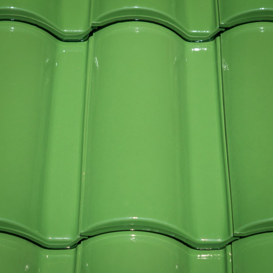 Черепица клинкерная селектум цвет светло-зеленая глазурь