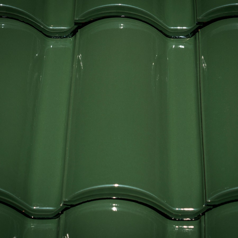 Черепица клинкерная селектум цвет темно-зеленая глазурь